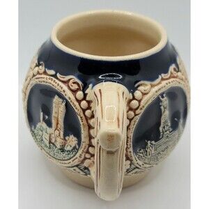 Vintage Gerz West German Castle Stein Small Mug Cup